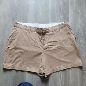 Lane Bryant Womens Tan Cotton/Spandex Shorts Size 20